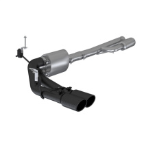 2019-2025 Chevrolet Silverado 1500 4.5L/5.3L (Innan bakaxel) 3'' Catback Sportavgassystem Dubbla Sidoutblås 4'' OD Svart Coatat MBRP